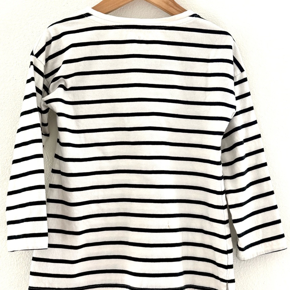 Kids Striped Black and White Shirt - Picture 2 of 3